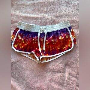 2000s low rise swim shorts 💜🩷💛 medium